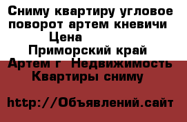 Сниму квартиру угловое-поворот,артем,кневичи › Цена ­ 20 000 - Приморский край, Артем г. Недвижимость » Квартиры сниму   